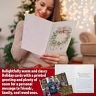 24 Assorted Christmas Cards With Envelopes - Gold Foil Glitter Watercolor