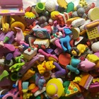 Vending Rubber Erasers Prize Charms Toys Lot Of 12 Randomly Selected    312 313 
