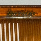 Vintage Lorraine Men s Travel Grooming Set Brush Comb Leatherette Case 60s 70s