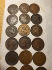 Lot Of 19 Canadian Large Cents 1859-1918