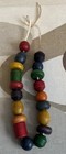 Vintage Antique Campbell   s Toy Wooden Colored Large Beads Lot Of 19