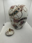R h  Macy   Co Decorative Porcelain Lidded Vase Urn