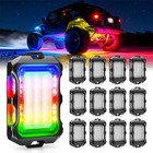 Mictuning Q2 Rgb-ic Rock Lights 8-16 Pod Chasing Ultra-bright Underglow Neon Kit