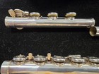 Solid Sterling Silver Flute Armstrong Open Hole B Foot W gold-plated Lip   Case