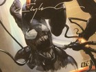 Clayton Crain Original Cgc Ss 9 8 Sketch Art Captain Marvel Signed Venom Cbcs