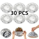 Disposable Aluminum Foil Bowl Covers - 30 50pcs Elastic Stretch Plate Wraps   Us