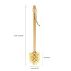 Greenth Pro Nature Bamboo Bottle Brush With Sisal Bristle - Long Color 