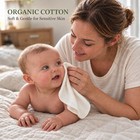 10pack Baby Washcloths  Organic Cotton Baby Infant Washcloths  Multicolor