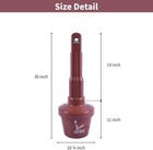 30inch 4pack Coffee Outdoor Standing Ashtray Smoke Receptacle Flame Resistant