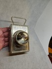 Antique 1914 Eveready Box Lantern Flashlight  4706 Ww1 Era Nickel Box