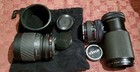 Film Camera Accessories Bundle  Lense  Flash  Cap  Filter Mixed Lot All Untested