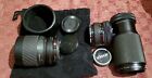 Film Camera Accessories Lot Mix Of Lenses  Flashes  Caps  Filters  All Untested