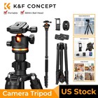K f Concept 75 6in Camera Tripod Heavy Duty Dslr Tripods W  360 Degree Ball Head