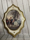 Large Vintage Florentine Italy Gilded Wood Wall Plaque Panel Art Picture