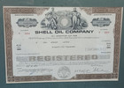 25 000 Shares Shell Oil Bond Stock Certificate Debenture R3954    May 1975  