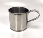 Large Stainless Steel  tin  Cup - Two Piece Bottom