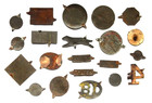 Antique Set Of 21 Misc Tin Tobacco Tags  5