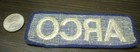 Late 60 s Early 70 s Arco Service Gas Station Uniform Patch