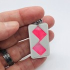 Vtg Sanrio Hello Kitty Skateboard Keychain W  Pink Sand Hourglass Made In Japan