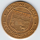 Arizona State Tax Commission 1 Cent Tax Token Bu From Obw