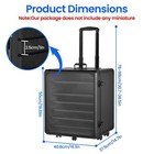 New Miniature Carrying Case  Storage   Display For Warhammer Large  Black---