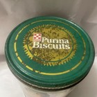 Purina Dog Biscuits Vintage Collectible Advertising Tin Can  See Description