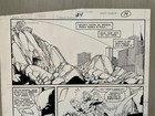 Justice League  international   4 Original Comic Book Art By Kevin Maguire 