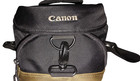Canon Camera Bag Padded Slr Shoulder Case Multi Strap Black Green