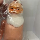12    Vintage Vinyl Santa Claus Doll  For Decor Crafts New In Package Boots Hat