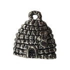 Vintage Signed Sheridan Pewter Figural Beehive Silver Tone Brooch Pin Jewelry