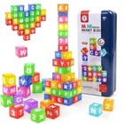 Magnetic Alphabet Blocks Letters Numbers 40pcs Travel Stem Kids 3-8