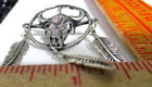 Buffalo Skull Pin Vintage Western Cow Cowboy Collectible Old Biker Vest Pinback