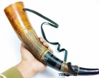 Ox Horn Genuine Battle Horn Handcrafted Viking Trumpet Cosplay Blow Ancient Horn