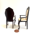 Dollhouse Miniature Arm Chairs - Weekly Special Set Of Two  12 95  1175 A