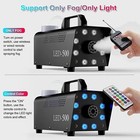 Smoke Machine With 13 Colorful Led Lights Effect 500w And 2000cfm Fog Remote 