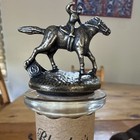 Blanton s Single Barrel Bourbon Clear Empty Bottle W     s    Horse Stopper   Bag