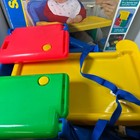 Vintage Safety 1st First Fold-up Booster Seat Chair On The Go Space Saver W box