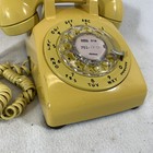 Vintage 1970s Bell System Western Electric Yellow Rotary Dial Telephone Works