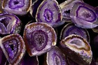 Agate Geode Purple 3  8-12 Oz Polished Rock Mineral Specimen Healing Crystal 