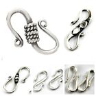 Sterling Silver S Hook Clasp Jewelry Finding 14-35mm Real 925 Free Shipping