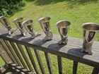 Gucci Silverplate Animal Motiff Hunting Set Of 6 Goblets