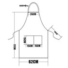 Bulk Black Bib Aprons Unisex Commercial Apron W  Pockets For Kitchen Restaurant