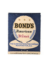 Vintage  Unused  Bond s American Wines  Advertising Book Matches