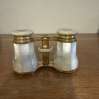 Antique Lemaire Paris Mother Of Pearl   Brass Opera Glasses     Late 19th C  Bee M