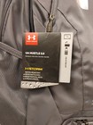 Under Armour Ua Hustle 3 0-gray  Silver Backpack  Sn  1294720 New With Tags