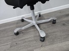 Hag Capisco Adjustable Sit To Stand Desk Chair - Silver Frame - Polyester Seat