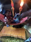 Disney Lilo And Stitch Musical Snowglobe Plays    aloha Oe    Vintage 2002