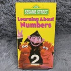 Sesame Street Learning About Numbers Vhs Tape 1986 Early Math Counting Learning