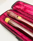 Yamaha Yrt-43 Tenor Recorder Baroque Type W case From Japan Freeshipping F s 012