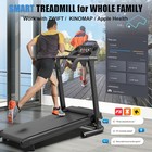 2 5 Hp Foldable Treadmill For Home Quiet Folding Running Jogging Machine 300 Lbs